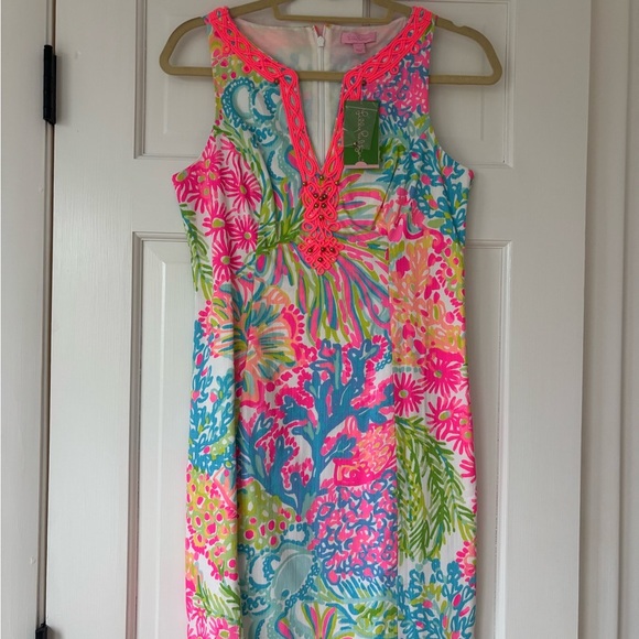Lilly Pulitzer Lovers Coral Dress, Size 0, NWT